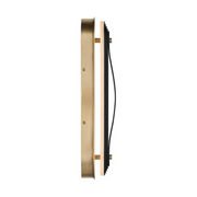 Kichler 52810 Tauri 1-lt 18" Tall LED Wall Sconce - Lacquered Brass/Black