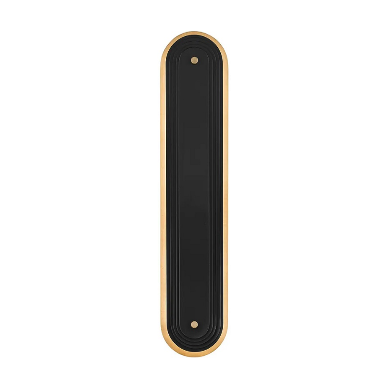 Kichler 52811 Tauri 1-lt 25" Tall LED Wall Sconce - Lacquered Brass/Black
