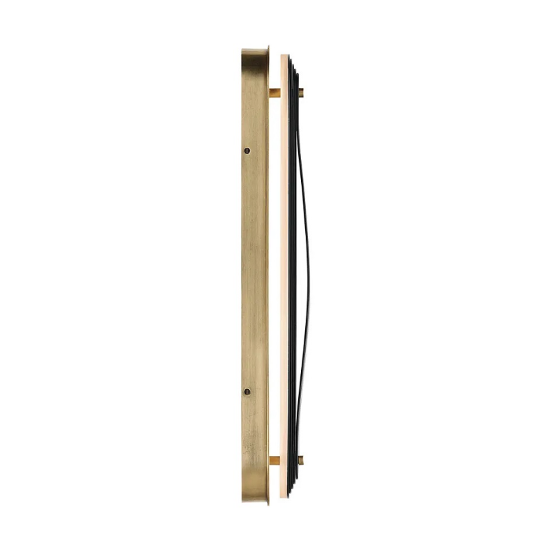 Kichler 52811 Tauri 1-lt 25" Tall LED Wall Sconce - Lacquered Brass/Black