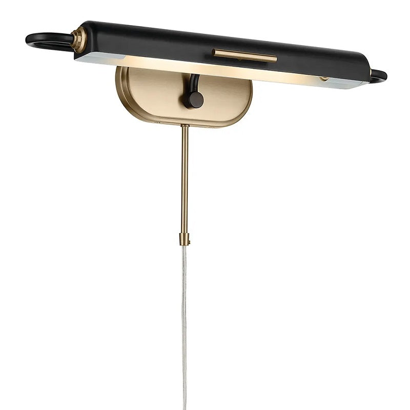 Kichler 52818 Caillier 2-lt 23" Picture Light - Black/Champagne Bronze