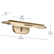 Kichler 52818 Caillier 2-lt 23" Picture Light