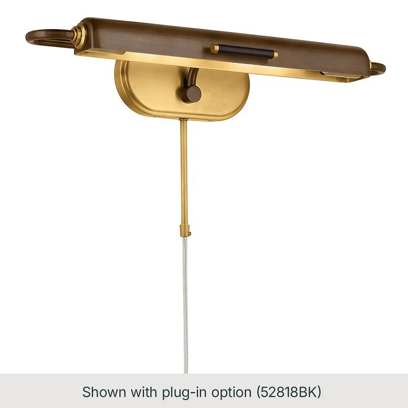 Kichler 52820 Caillier 2-lt 29" Picture Light - Lacquered Bronze/Lacquered Brass