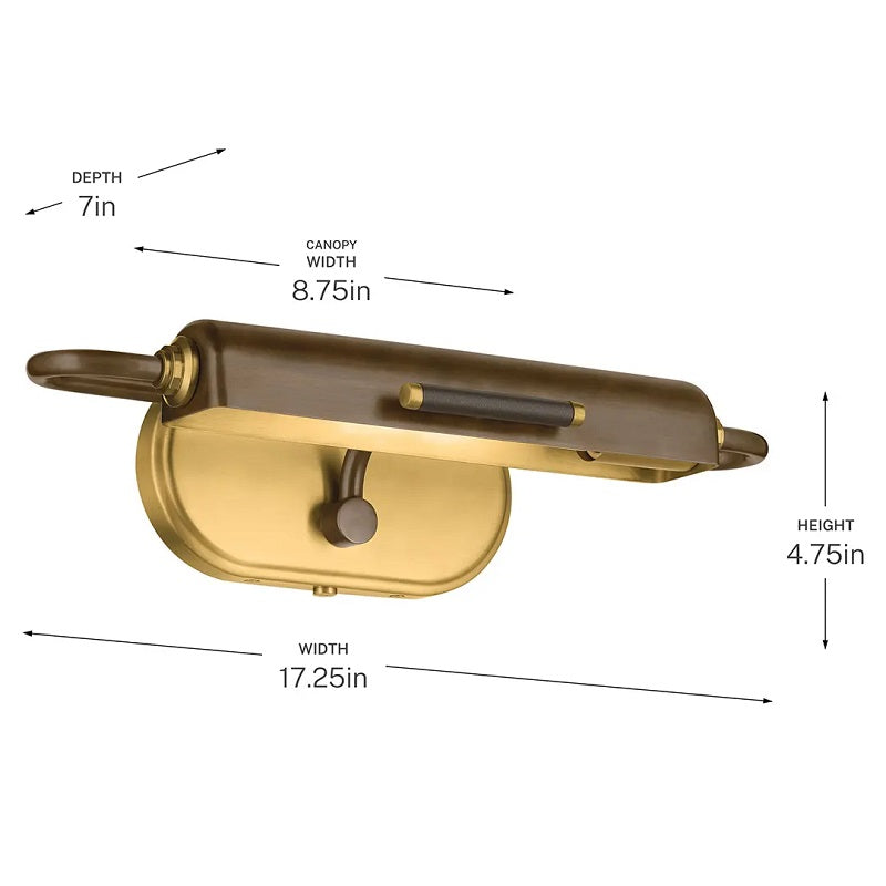 Kichler 52819 Caillier 1-lt 17" Picture Light