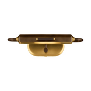 Kichler 52819 Caillier 1-lt 17" Picture Light - Lacquered Bronze/Lacquered Brass