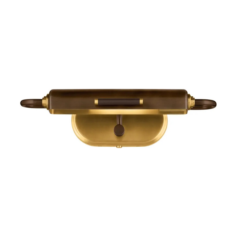 Kichler 52819 Caillier 1-lt 17" Picture Light - Lacquered Bronze/Lacquered Brass