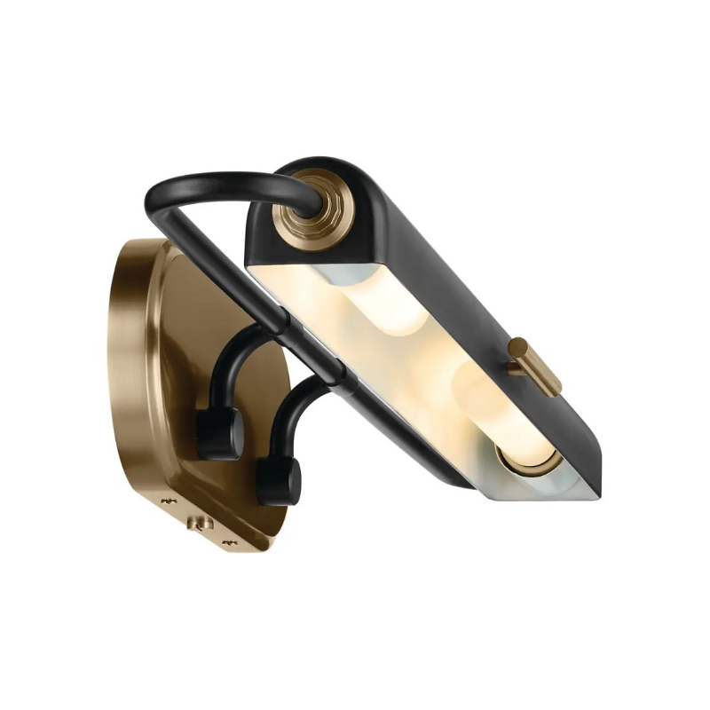 Kichler 52820 Caillier 2-lt 29" Picture Light - Black/Champagne Bronze