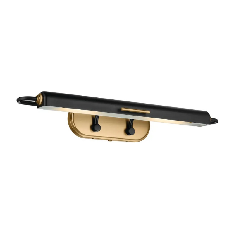 Kichler 52820 Caillier 2-lt 29" Picture Light - Black/Champagne Bronze