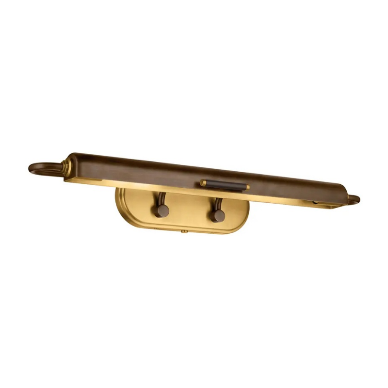 Kichler 52820 Caillier 2-lt 29" Picture Light - Lacquered Bronze/Lacquered Brass