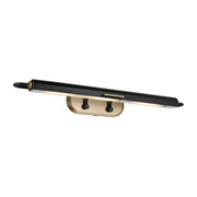 Kichler 52821 Caillier 3-lt 35" Picture Light - Black/Champagne Bronze