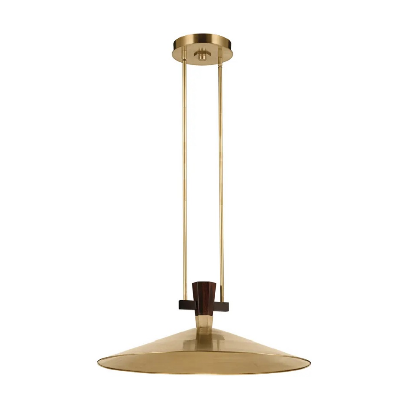 Kichler 52833 Tenon 1-lt 28" LED Pendant - Lacquered Brass