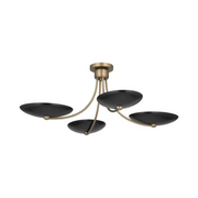 Kichler 52854 Palmela 4-lt 32" Chandelier - Champagne Bronze/Black