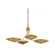 Kichler 52854 Palmela 4-lt 32" Chandelier - Lacquered Brass