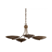 Kichler 52854 Palmela 4-lt 32" Chandelier - Lacquered Brass/Lacquered Bronze