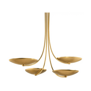 Kichler 52855 Palmela 4-lt 32" Chandelier - Lacquered Brass