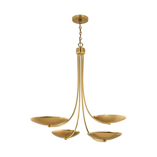 Kichler 52855 Palmela 4-lt 32" Chandelier - Lacquered Brass