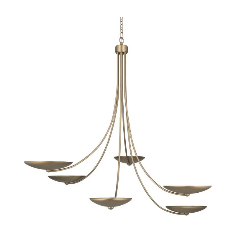 Kichler 52857 Palmela 6-lt 46" Chandelier - Champagne Bronze