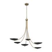 Kichler 52857 Palmela 6-lt 46" Chandelier - Champagne Bronze/Black