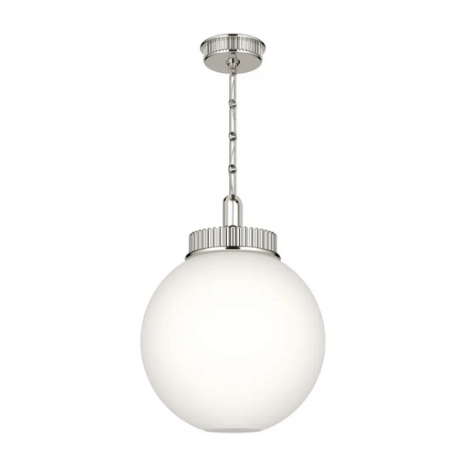 Kichler 52867 Andorra 1-lt 15" Pendant - Polished Nickel