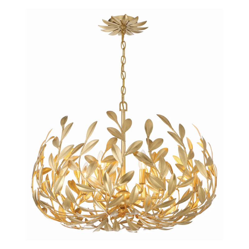 Crystorama 533 Broche 6-lt 27" Chandelier