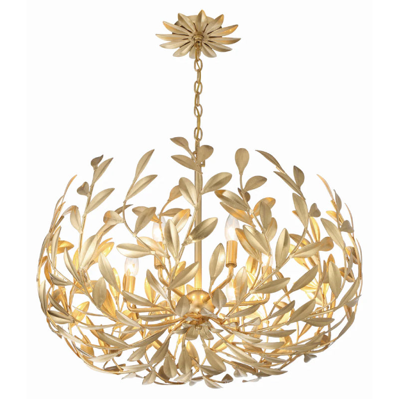 Crystorama 533 Broche 6-lt 27" Chandelier