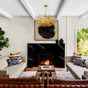 Crystorama 533 Broche 6-lt 27" Chandelier