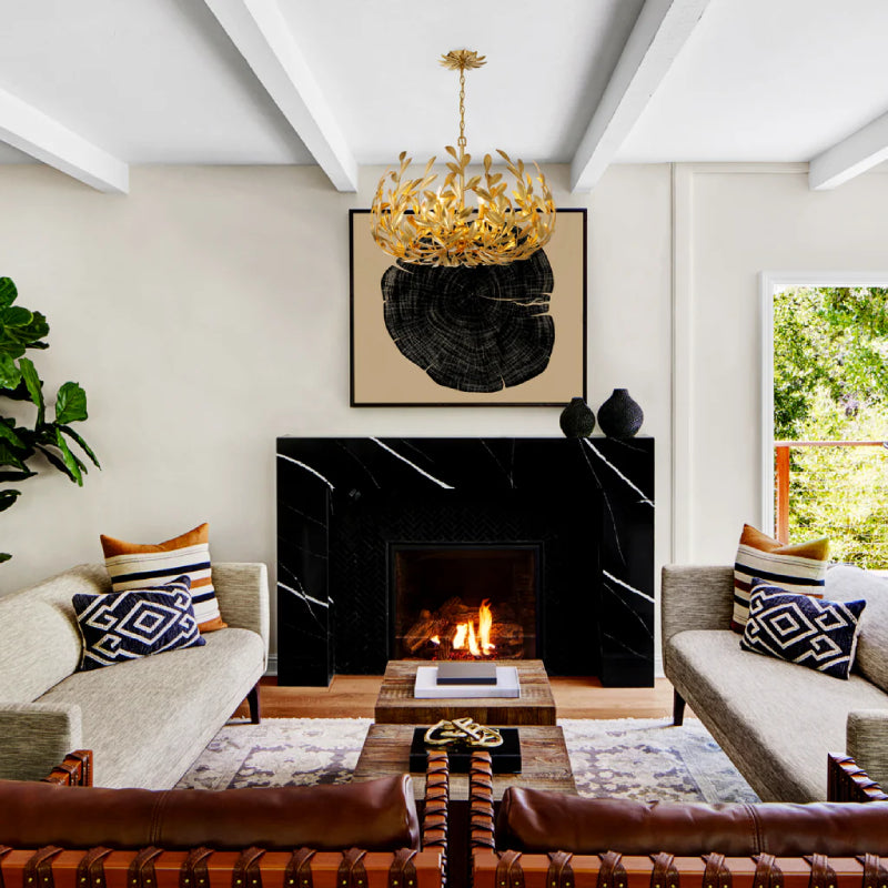 Crystorama 533 Broche 6-lt 27" Chandelier