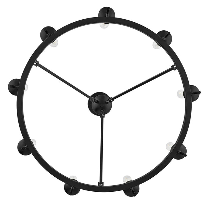 Hinkley 47475 Copley 9-lt 28" LED Chandelier - Black