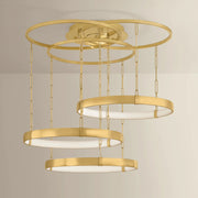 Corbett 537-38 Chiasso 3-lt 38" LED Chandelier