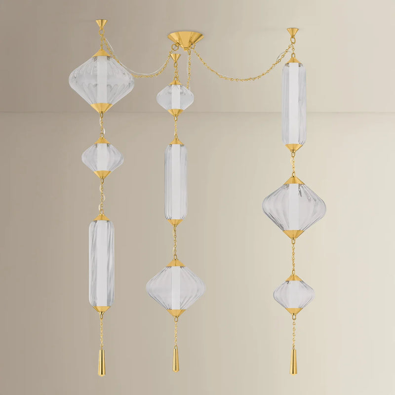 Corbett 545-56 Fiorello 9-lt 56" LED Chandelier