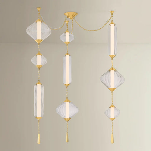 Corbett 545-56 Fiorello 9-lt 56" LED Chandelier