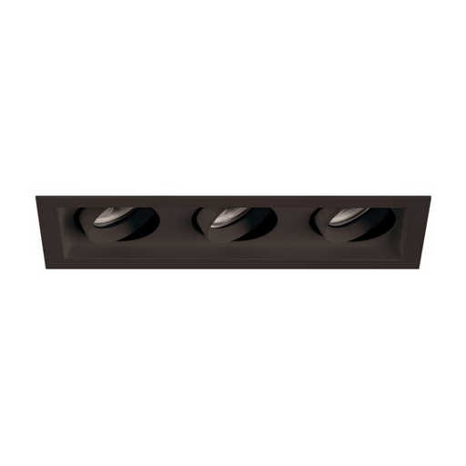 Eurofase BTGO-3-T Baby Tango 3 Light 30W LED Flat Gimbal Trim, Frosted Lens - Black