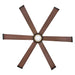 Hinkley 906964 Andros 64" Indoor/Outdoor Smart Ceiling Fan with LED Light Kit - Heritage Brass