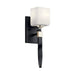 Kichler 55000 Marette 1-lt 16" Tall Wall Sconce-Black