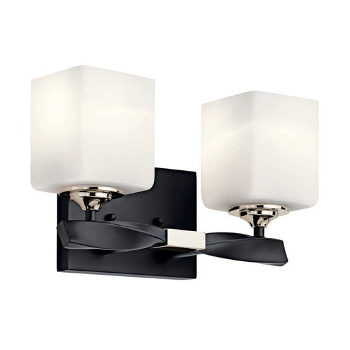 Kichler 55001 Marette 2-lt 14" Vanity Light-Black
