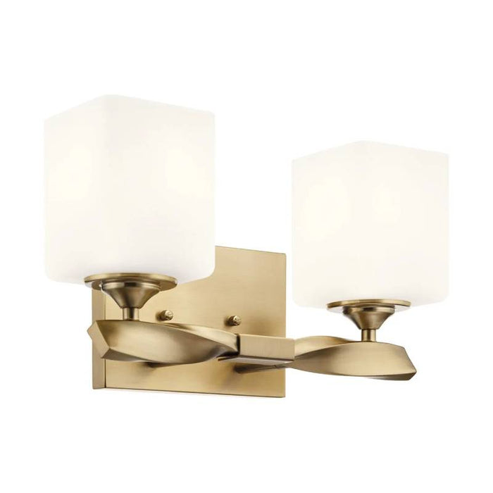 Kichler 55001 Marette 2-lt 14" Vanity Light-Champagne Bronze