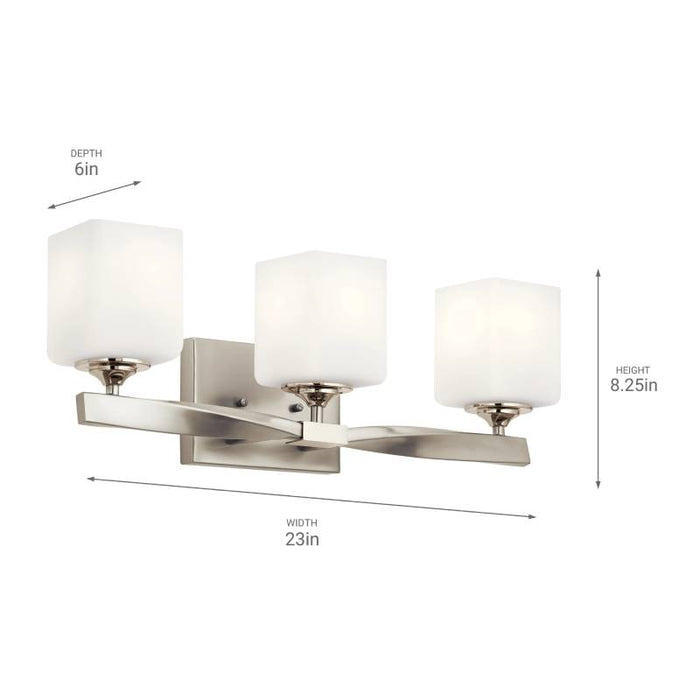 Kichler 55002 Marette 3-lt 23" Vanity Light