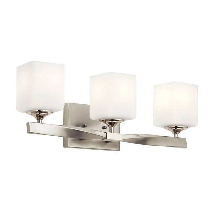 Kichler 55002 Marette 3-lt 23" Vanity Light-Brushed Nickel
