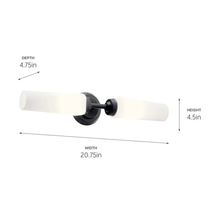 Kichler 55074 Truby 2-lt 21" Vanity Light