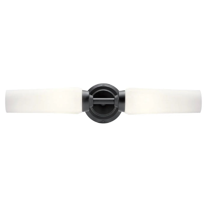 Kichler 55074 Truby 2-lt 21" Vanity Light-Black