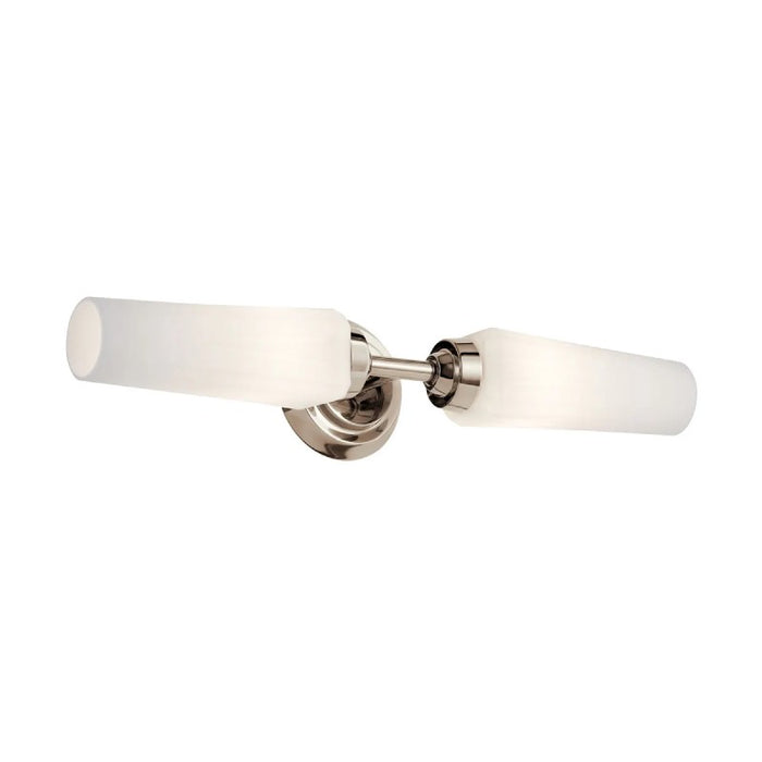 Kichler 55074 Truby 2-lt 21" Vanity Light-Polished Nickel
