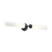 Kichler 55075 Truby 2-lt 25" Vanity Light-Black