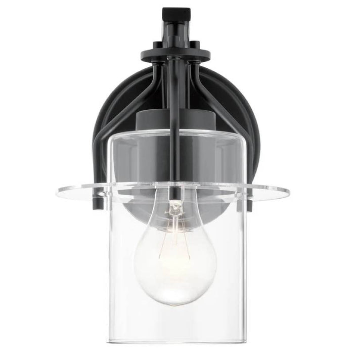 Kichler 55077 Everett 1-lt 9" Tall Wall Sconce-Black