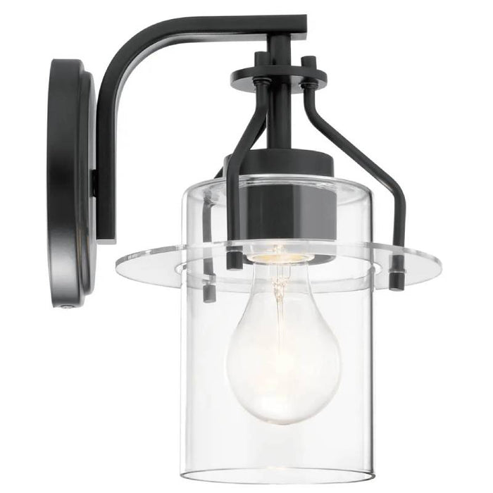 Kichler 55077 Everett 1-lt 9" Tall Wall Sconce-Black