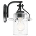 Kichler 55077 Everett 1-lt 9" Tall Wall Sconce-Black