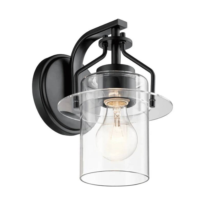 Kichler 55077 Everett 1-lt 9" Tall Wall Sconce-Black