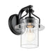 Kichler 55077 Everett 1-lt 9" Tall Wall Sconce-Black