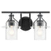 Kichler 55078 Everett 2-lt 16" Wide Vanity Light-Black