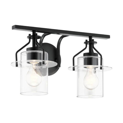 Kichler 55078 Everett 2-lt 16" Wide Vanity Light-Black