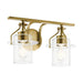 Kichler 55078 Everett 2-lt 16" Wide Vanity Light-Brushed Brass
