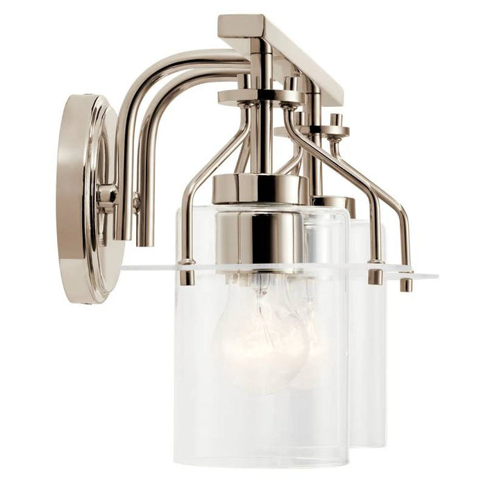Kichler 55078 Everett 2-lt 16" Wide Vanity Light-Polished Nickel